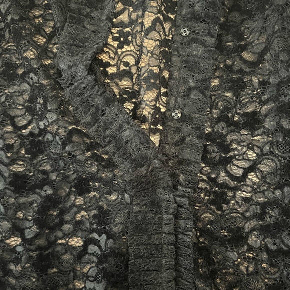 Anaïs Jourden Black Lace Top - Picture 4 of 8